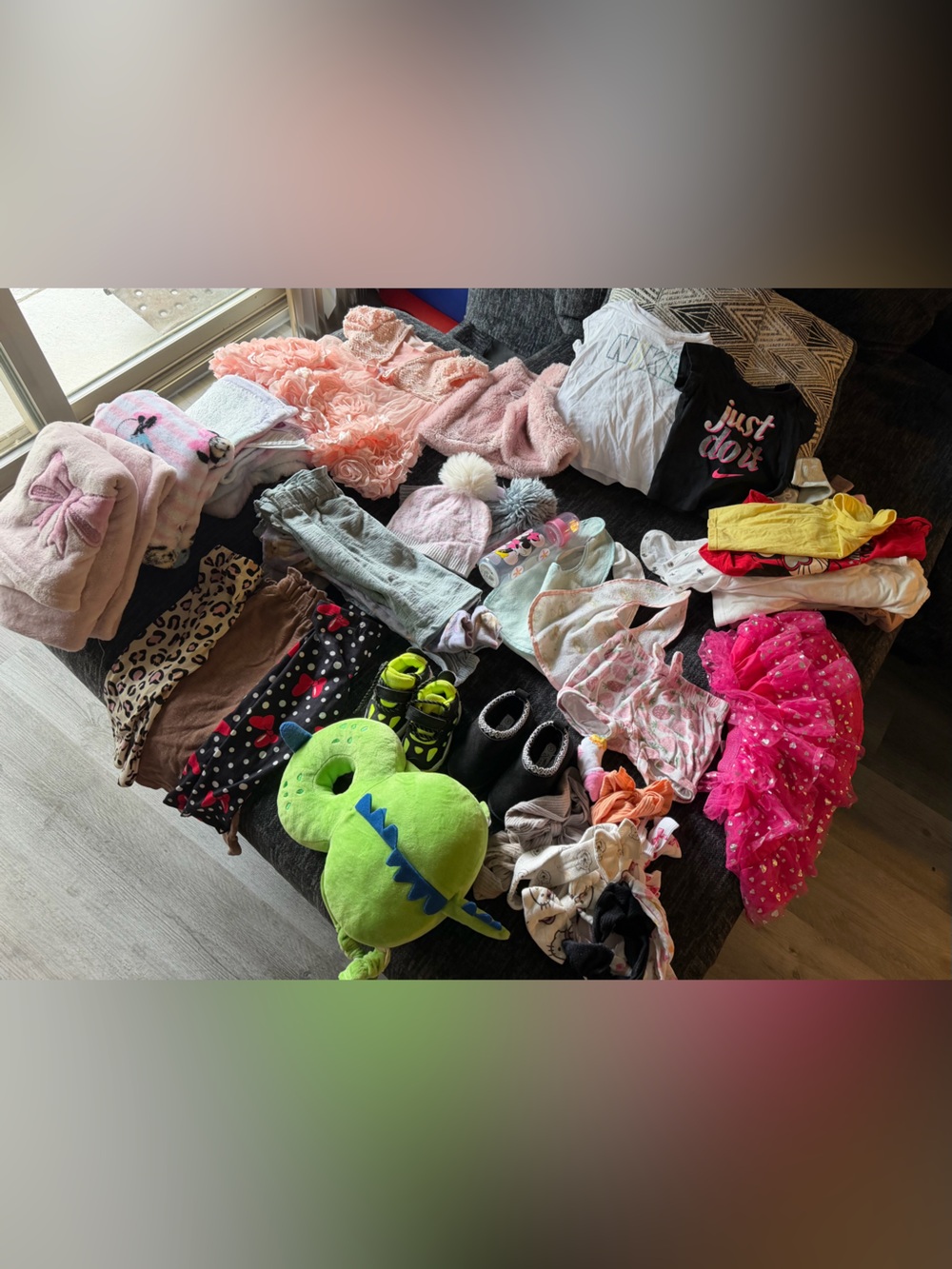 Box of Baby Girl Clothing